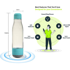 Bluetooth Sound Hydro Bottle with RGB LED