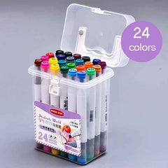 24 Dual-Nip Sketch Markers