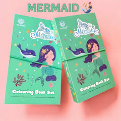 🎨✨ Kidkitindia 2-in-1 Foldable Colouring & Scratch Book for Kids