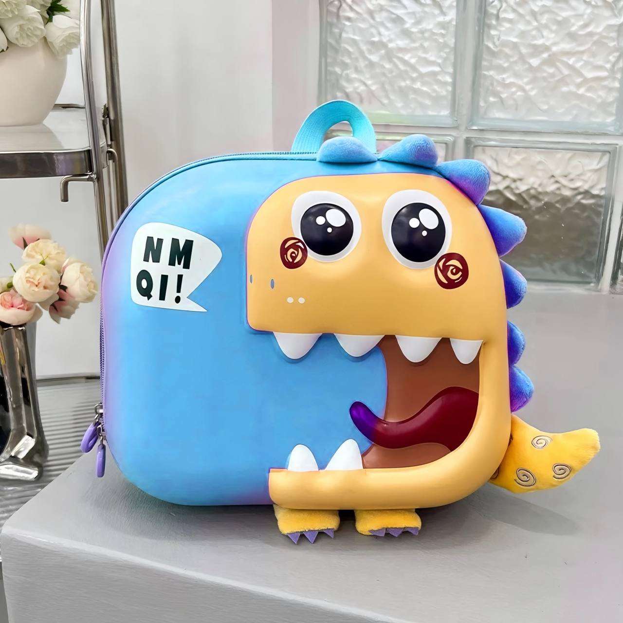 10” 3D Shark Hard Shell Cute Backpack for Kids – KidKitIndia