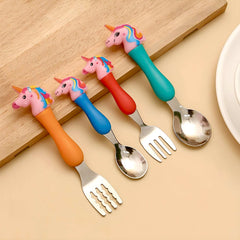 Unicorn Cutlery Set