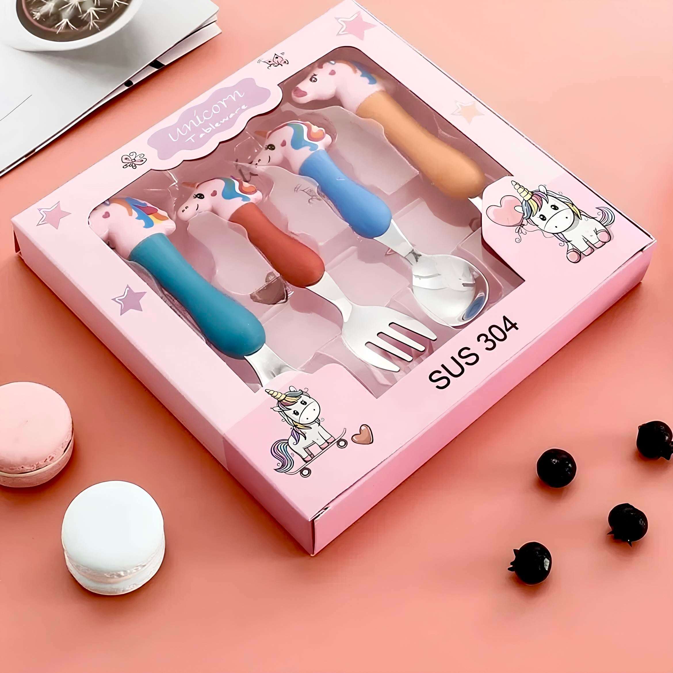 Unicorn Cutlery Set