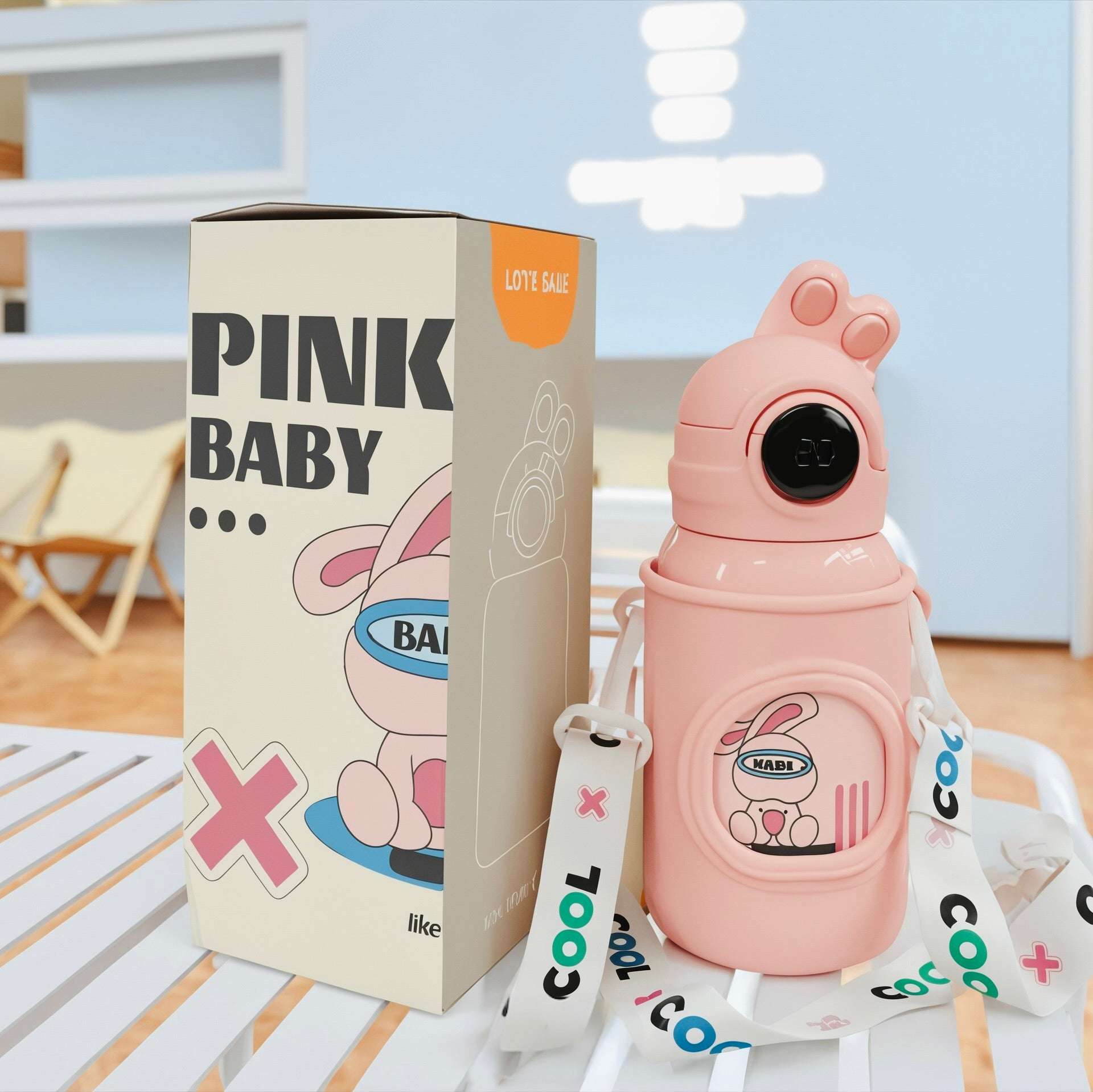 Rabbit Stainless Steel Bottle 500 ML with Temperature Display