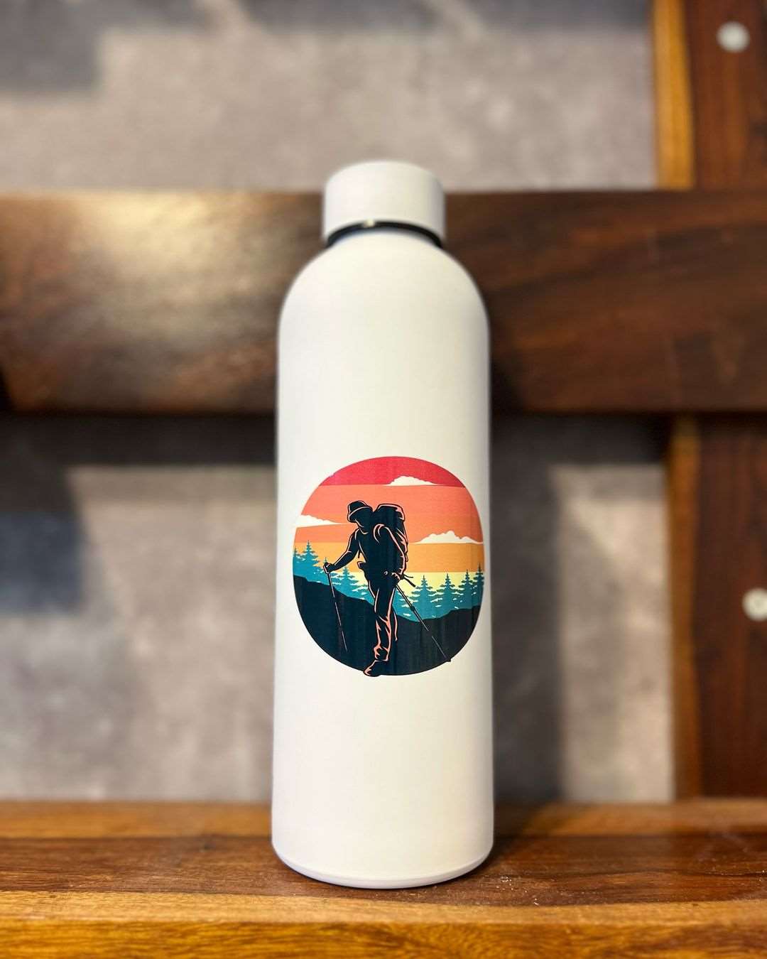 Adventurous Themed 500ML Insulated Stainless Steel Water Bottle