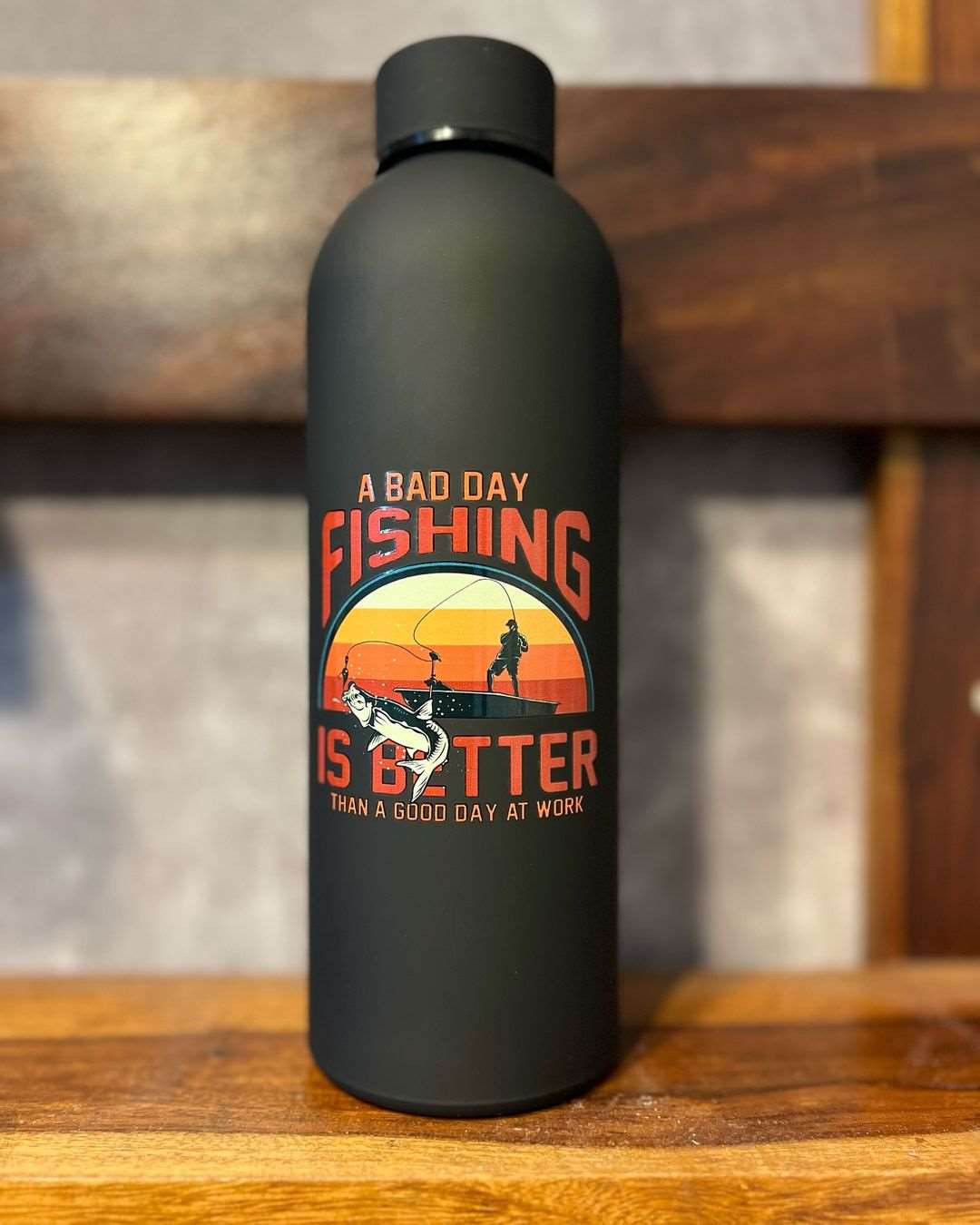 Adventurous Themed 500ML Insulated Stainless Steel Water Bottle