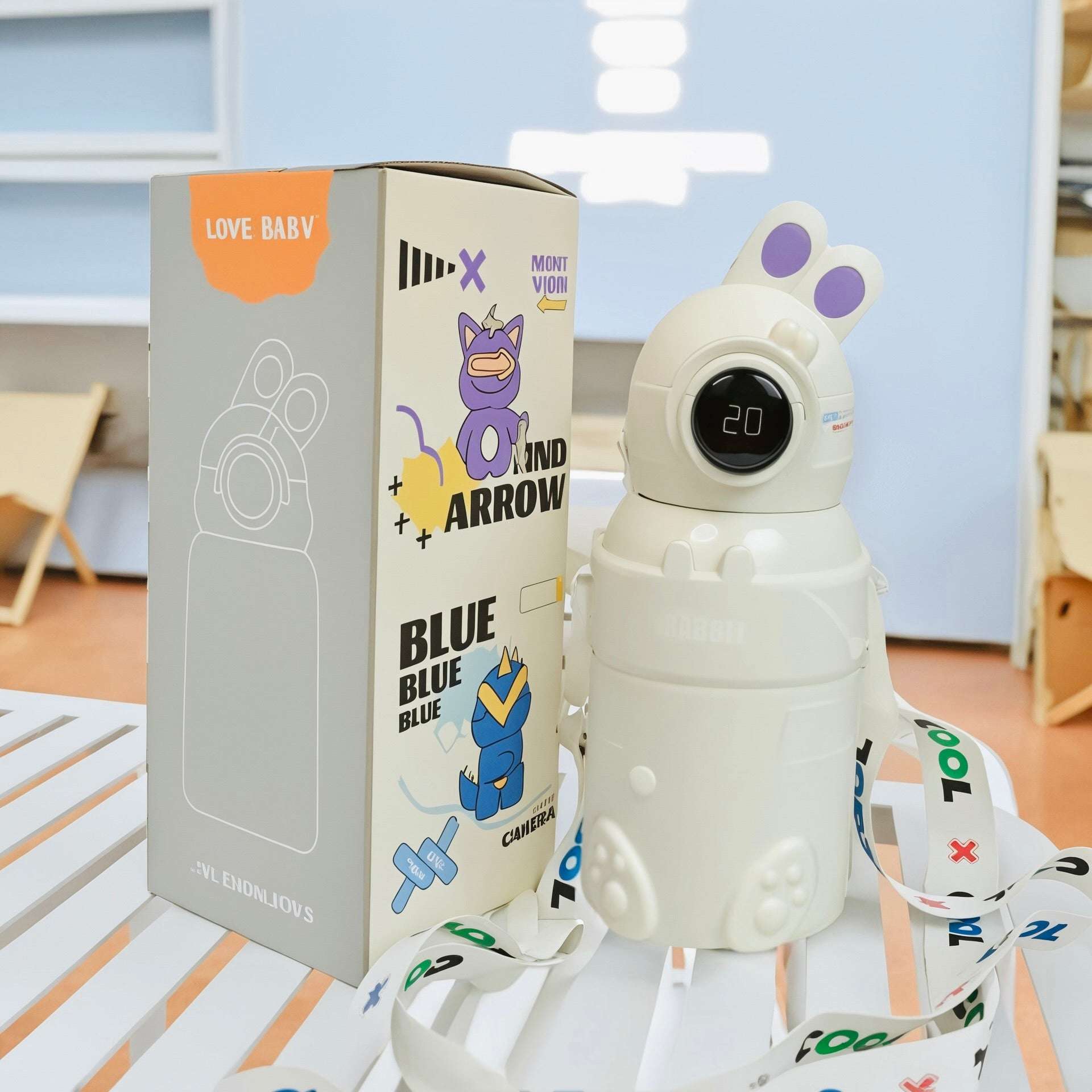 Rabbit Stainless Steel Bottle 500 ML with Temperature Display