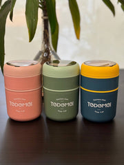 Bento Treat Lunch Box + Soup Bowl (Leak Proof)(2 Compartment)