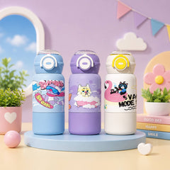 Bubble Meow Bottle – 500ML Dual Sip