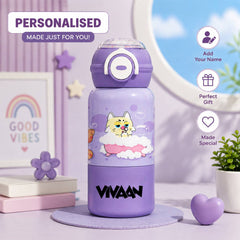 Bubble Meow Bottle – 500ML Dual Sip