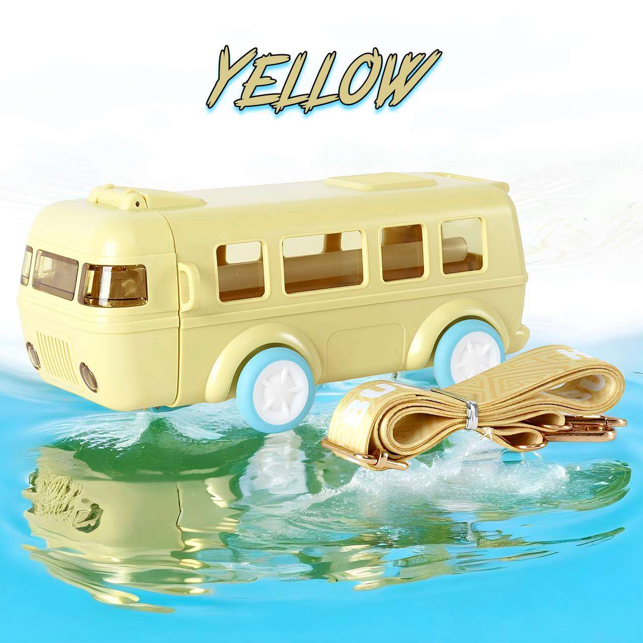 Bus Sipper Bottle with Shoulder Strap(Tritan)