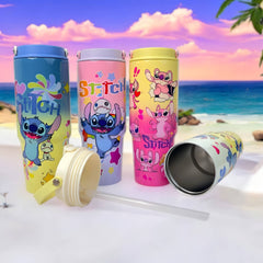 Disney Stitch Tumbler 900 ML (Dual Mode)