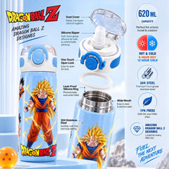 DragonBall Z Bottle - 620 ML Stainless Steel