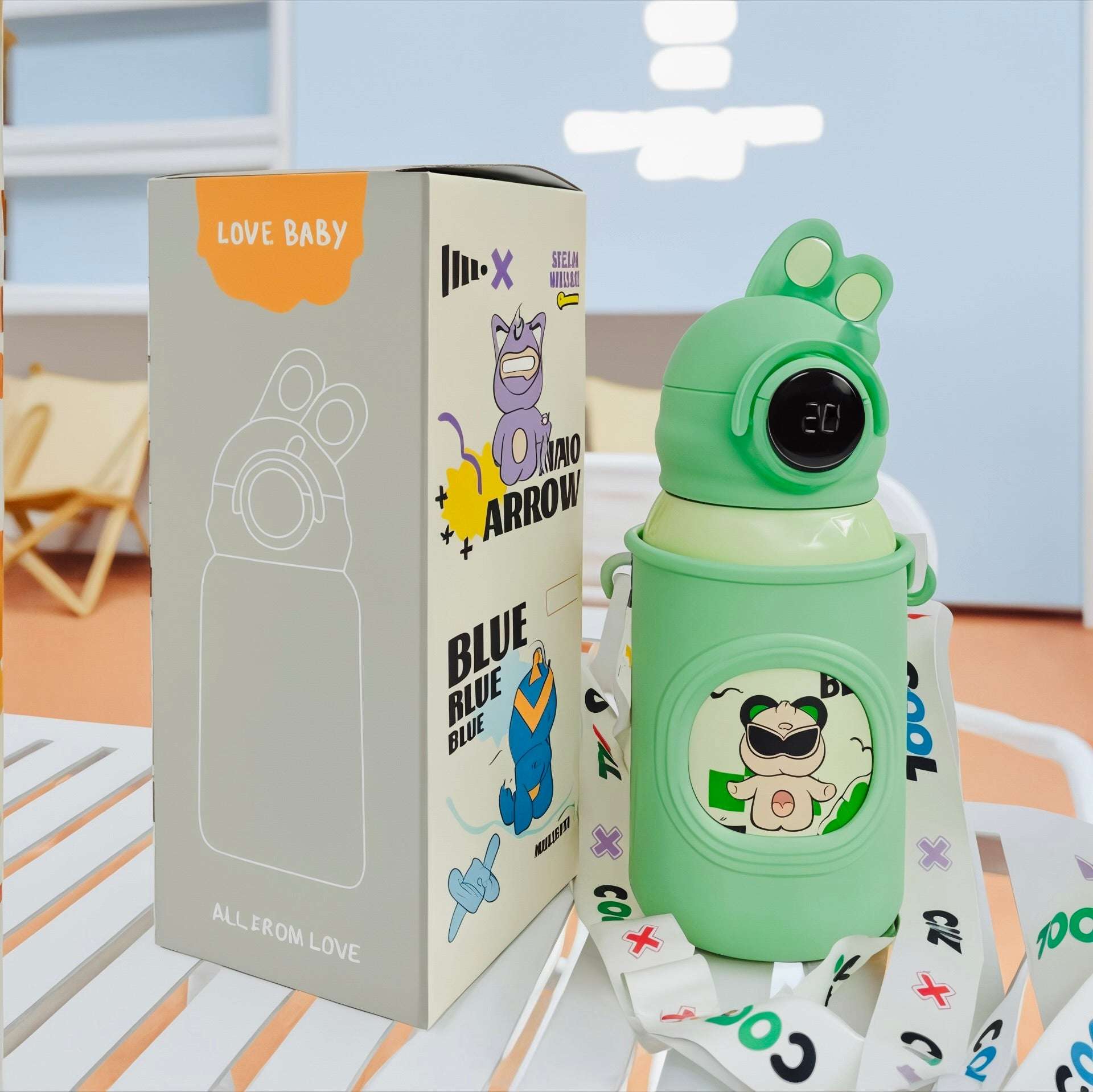 Rabbit Stainless Steel Bottle 500 ML with Temperature Display