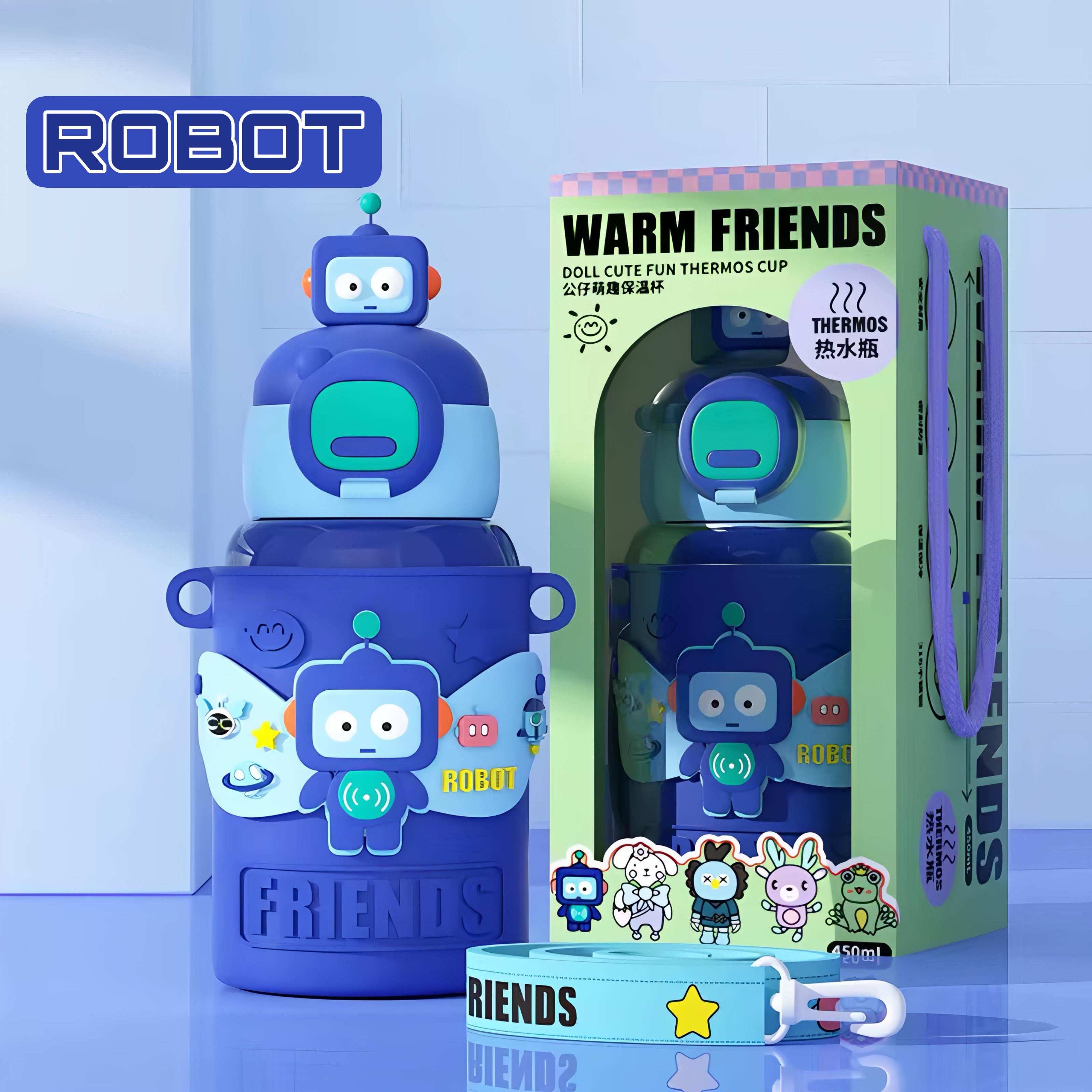 FRIENDS Stainless Steel Sipper Bottle - 500ML