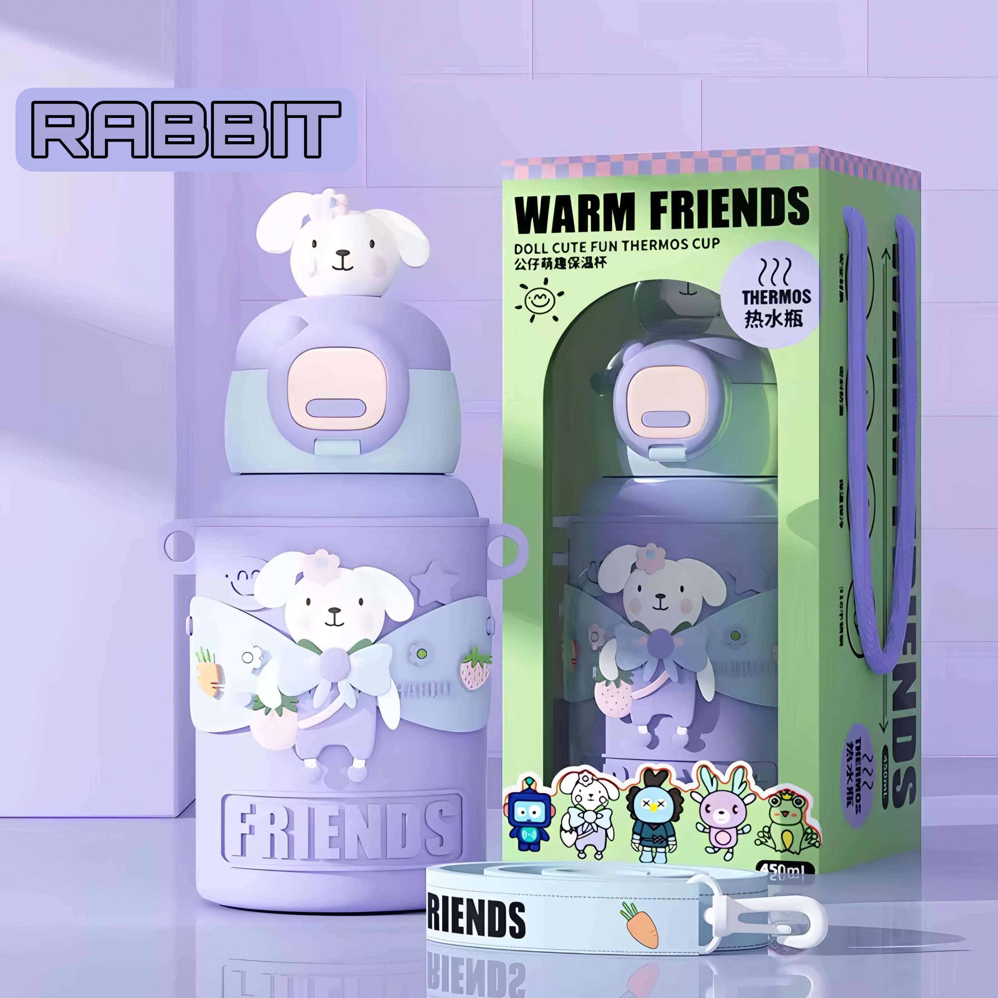 FRIENDS Stainless Steel Sipper Bottle - 500ML