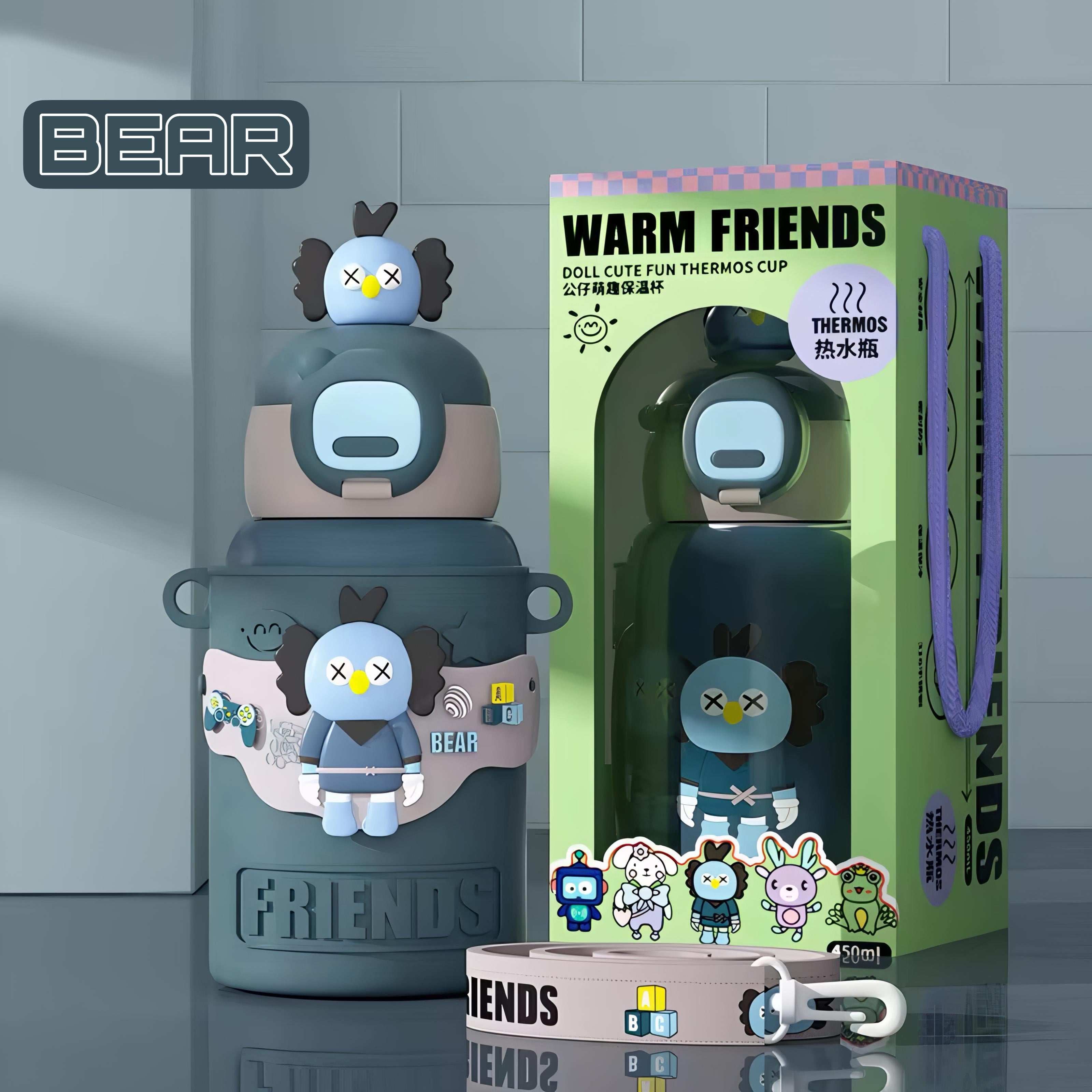 FRIENDS Stainless Steel Sipper Bottle - 500ML