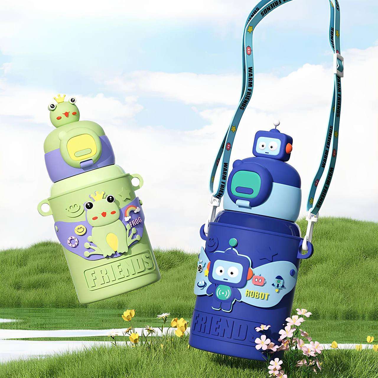 FRIENDS Stainless Steel Sipper Bottle - 500ML