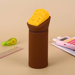 French Fries Silicone Pencil Case