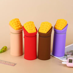 French Fries Silicone Pencil Case