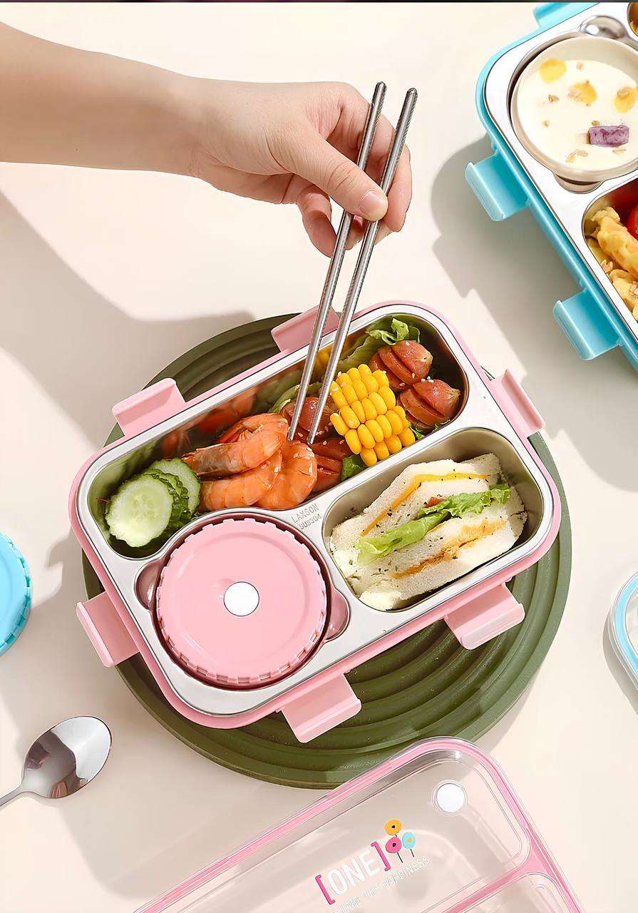 FreshNGo Lunch Box (3 Compartment)