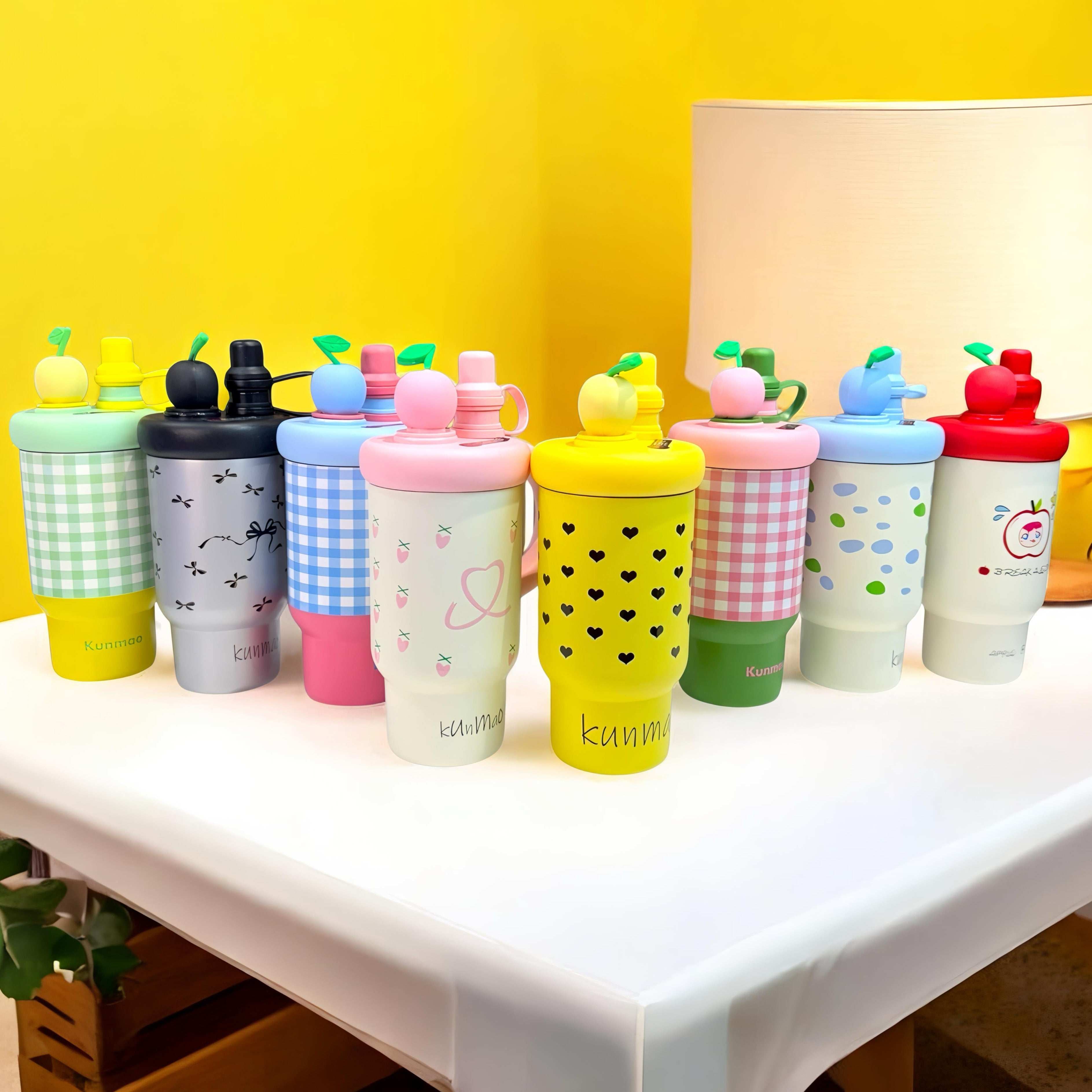 🍓 Fruitipop Tumbler – 800ML of Sippable Fun! 🍋