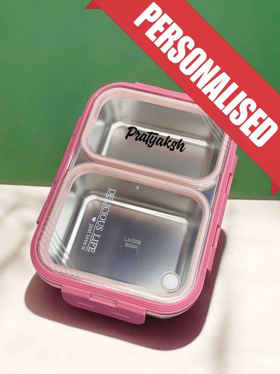 Happy Meal Bento Lunch Box (Leak Proof)(2 Compartment)