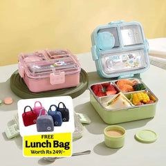 Big Bites Bento Lunch Box (3Compartment)