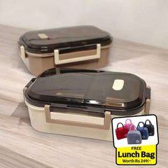 Hot & Fresh Bento 🍜 2 Compartment Lunch Box