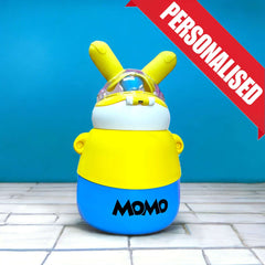 HappySip Cartoon Bottle 🐻🐰🐧 | 550 ML 💧🎒✨