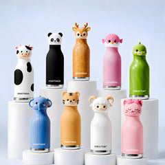 Chicu Tom Wild Buddy Animal Bottle – Straw & Open Sip