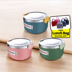 SnackNest Steel Bowl – 900ml