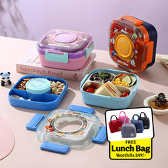 Magic Bento Box 🍱 (3 Compartment)