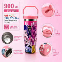 K-Pop Print Insulated Tumbler 890ML