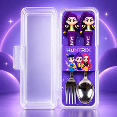 K-POP Kids Spoon & Fork Set- BIG SIZE
