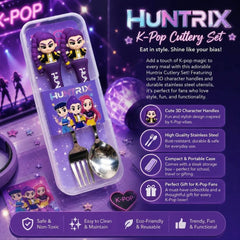 K-POP Kids Spoon & Fork Set- BIG SIZE