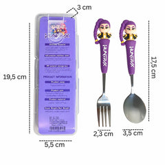 K-POP Kids Spoon & Fork Set- BIG SIZE
