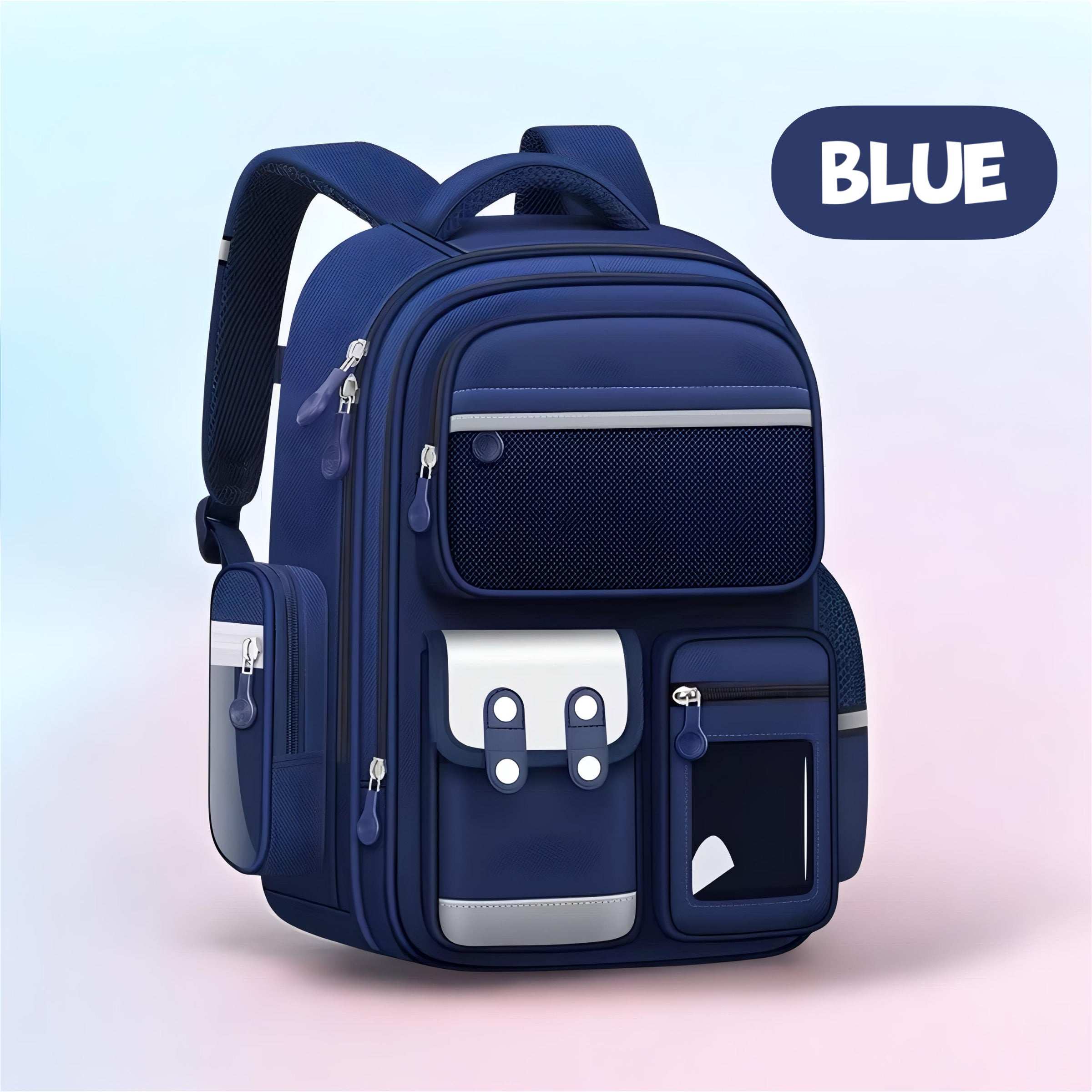 Kawaii Kids Bagpack 17 Inch 8 Pocket