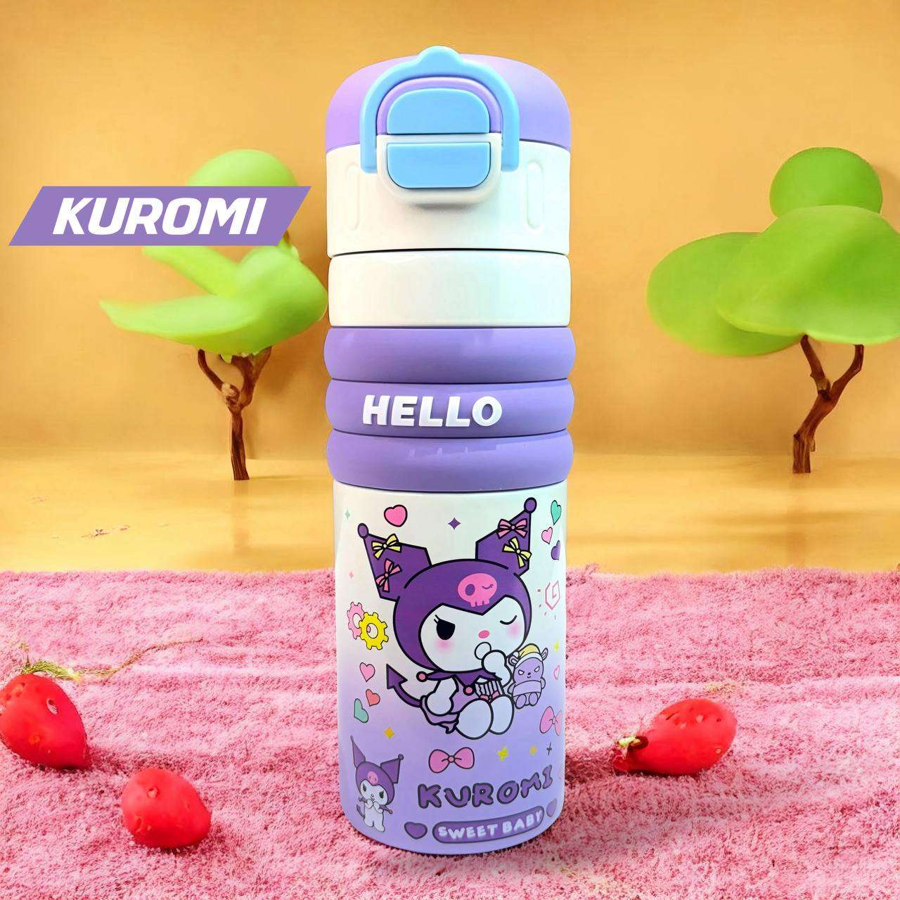 🌟 Kawaii Magical Sipper 🧃✨💖 – 520ML Stainless Steel Bottle