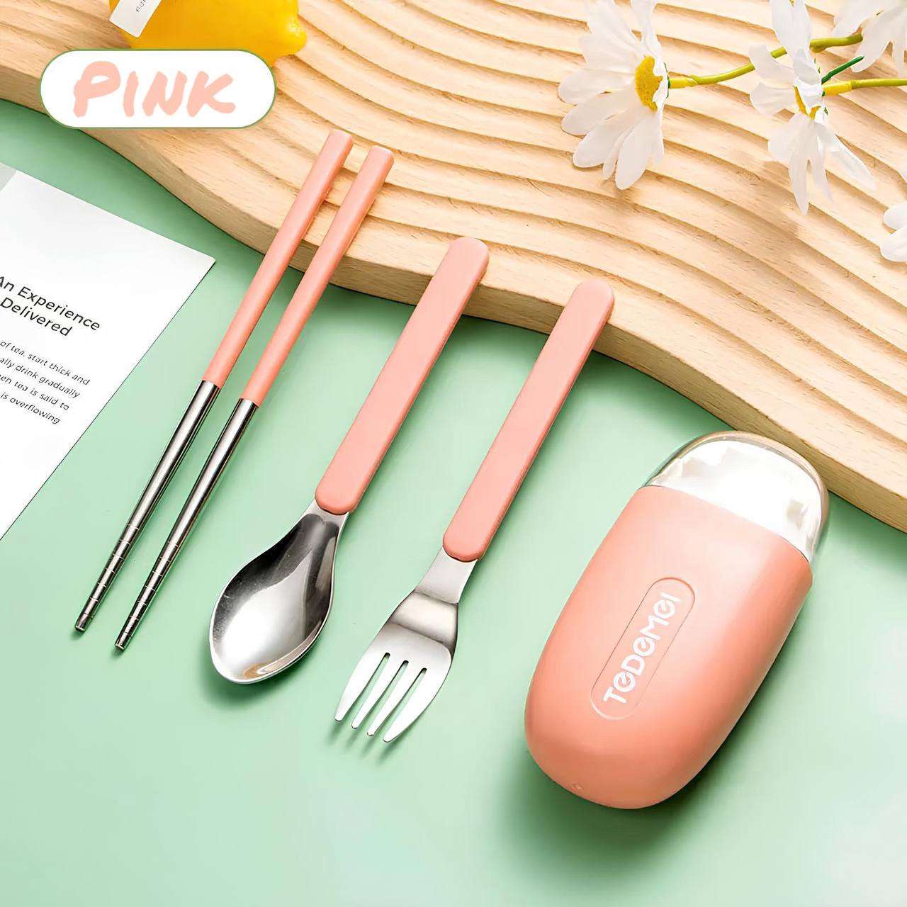 Kawaii Travel Cutlery Set