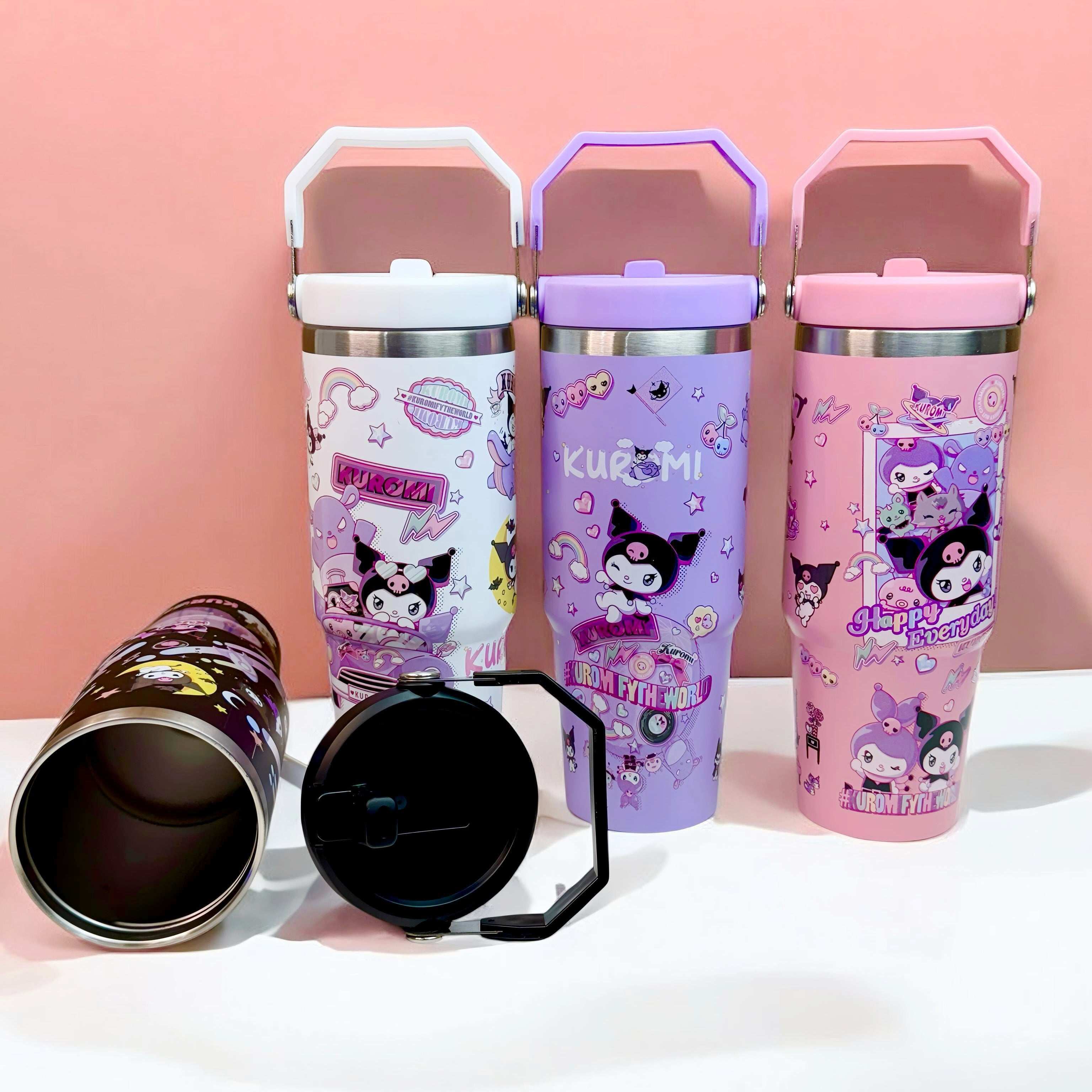 Kuromi Print Insulated Tumbler 890ML