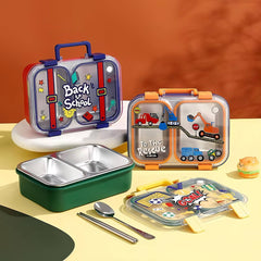 Little Champ 🍱 Bento Lunch Box (2 Compartment)(Leak Proof)