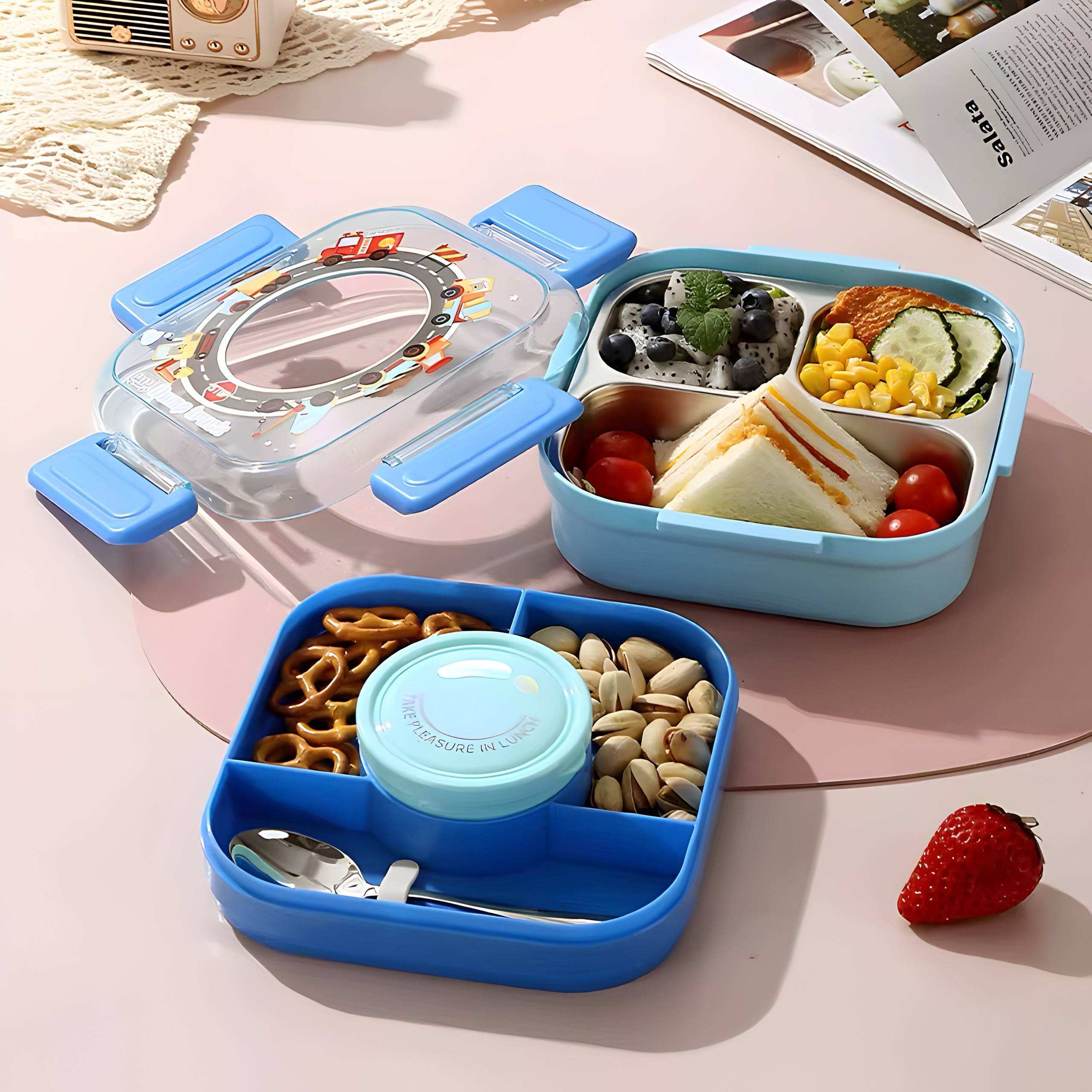 Magic Bento Box 🍱 (3 Compartment)