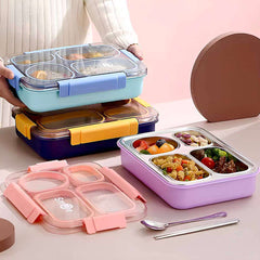 Meal Mate Bento Lunch Box (4 Compartment) (Leak Proof)