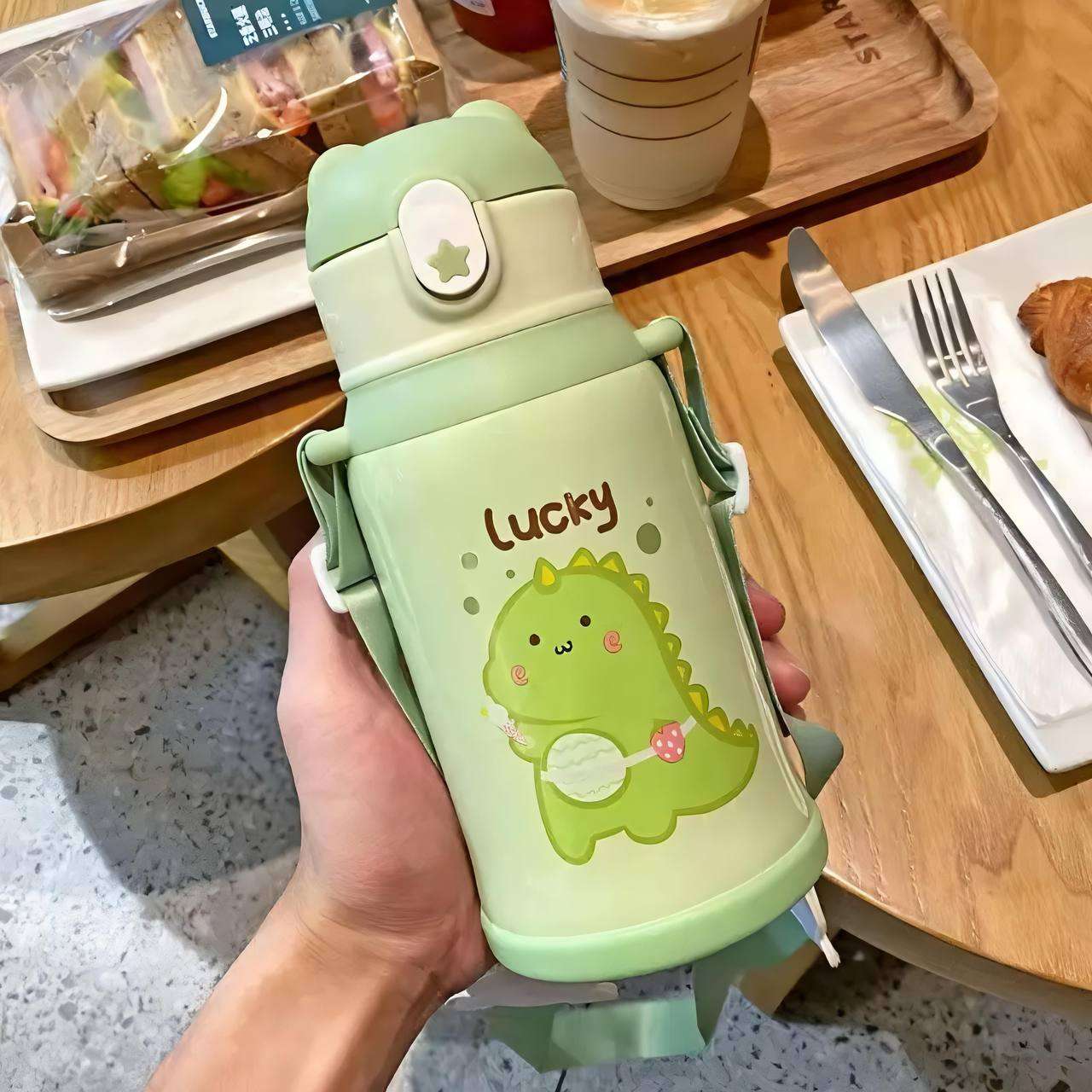 MochiSip Stainless Steel Water Bottle for Kids (500ML)