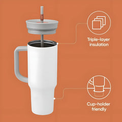 🌸 MomoSip Tumbler – 1200ML 🌸