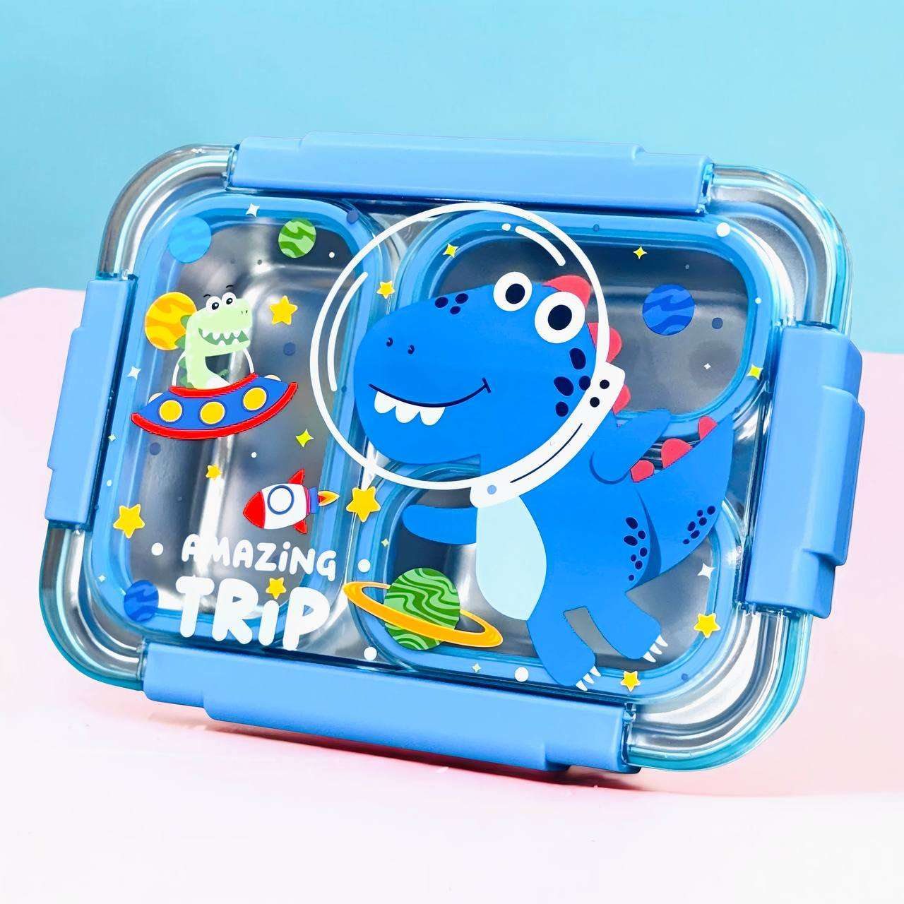 RainbowBites Bento Lunchbox (Leak Proof) (3 Compartment)