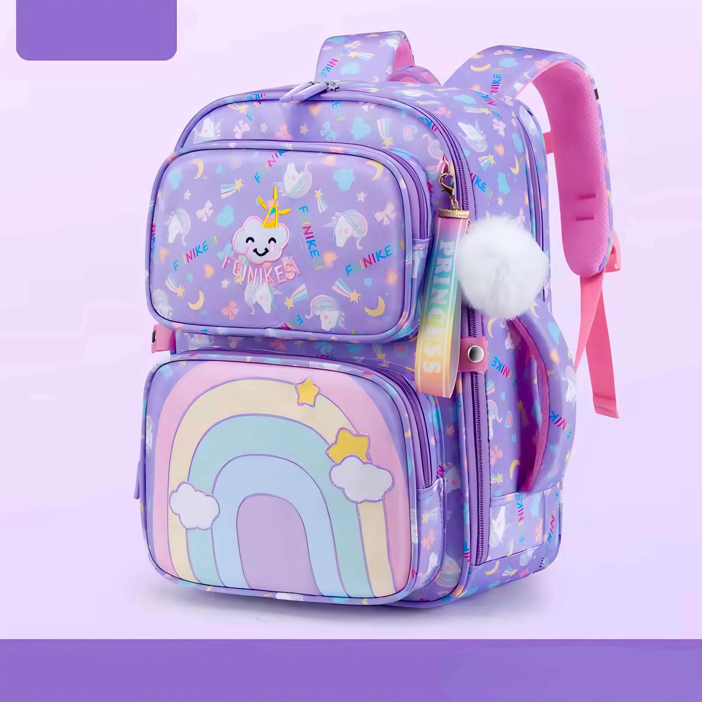 nike backpack rainbow Rainbow Unicorn Backpack 16 inch – KidKitIndia