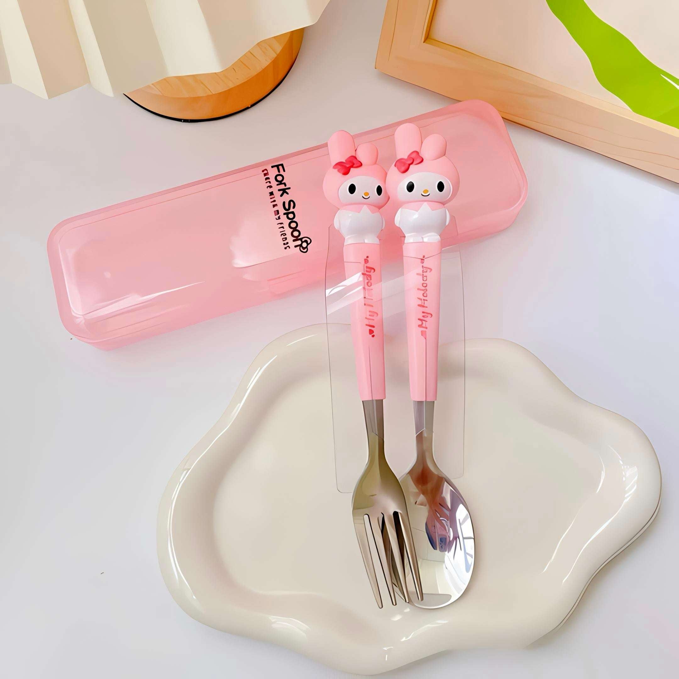 Sanrio Kids Spoon & Fork Set