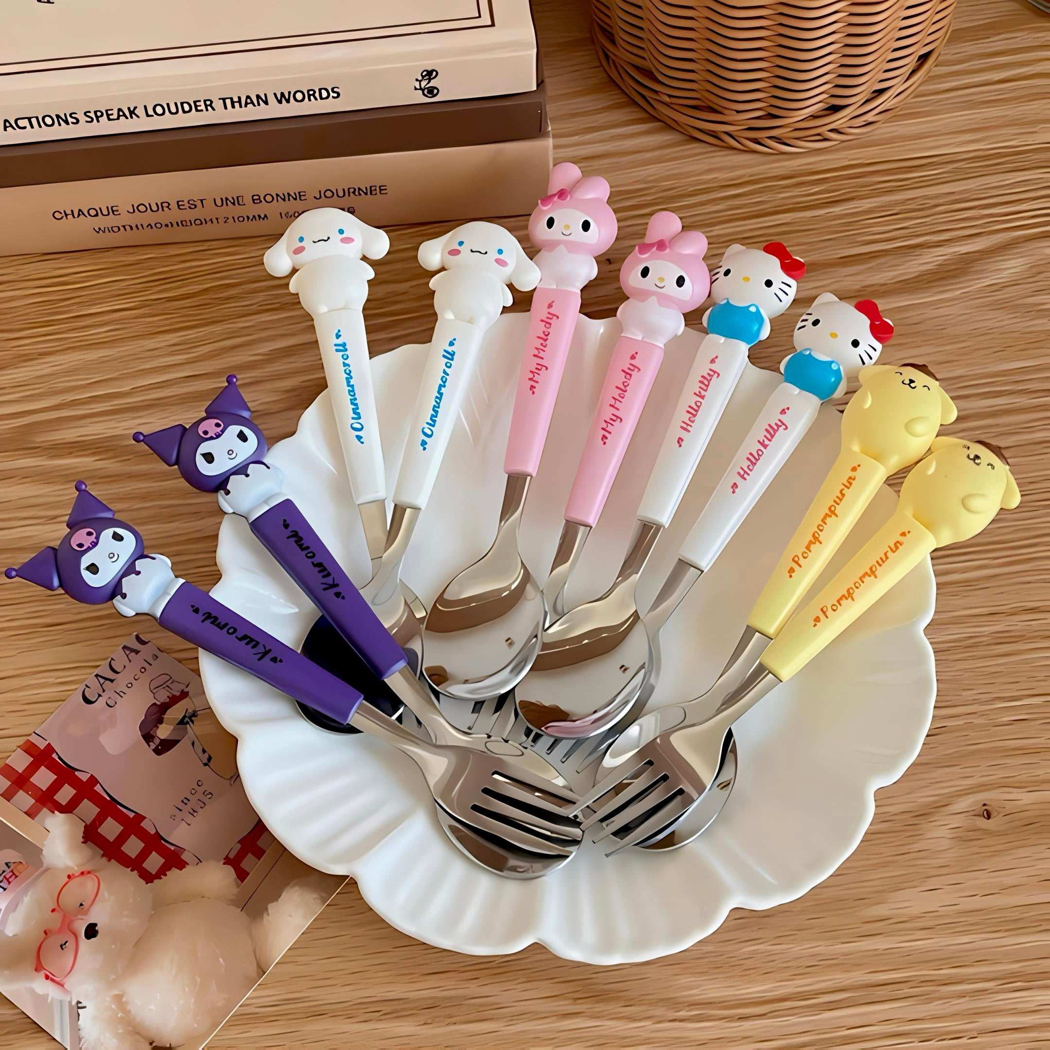 Sanrio Kids Spoon & Fork Set