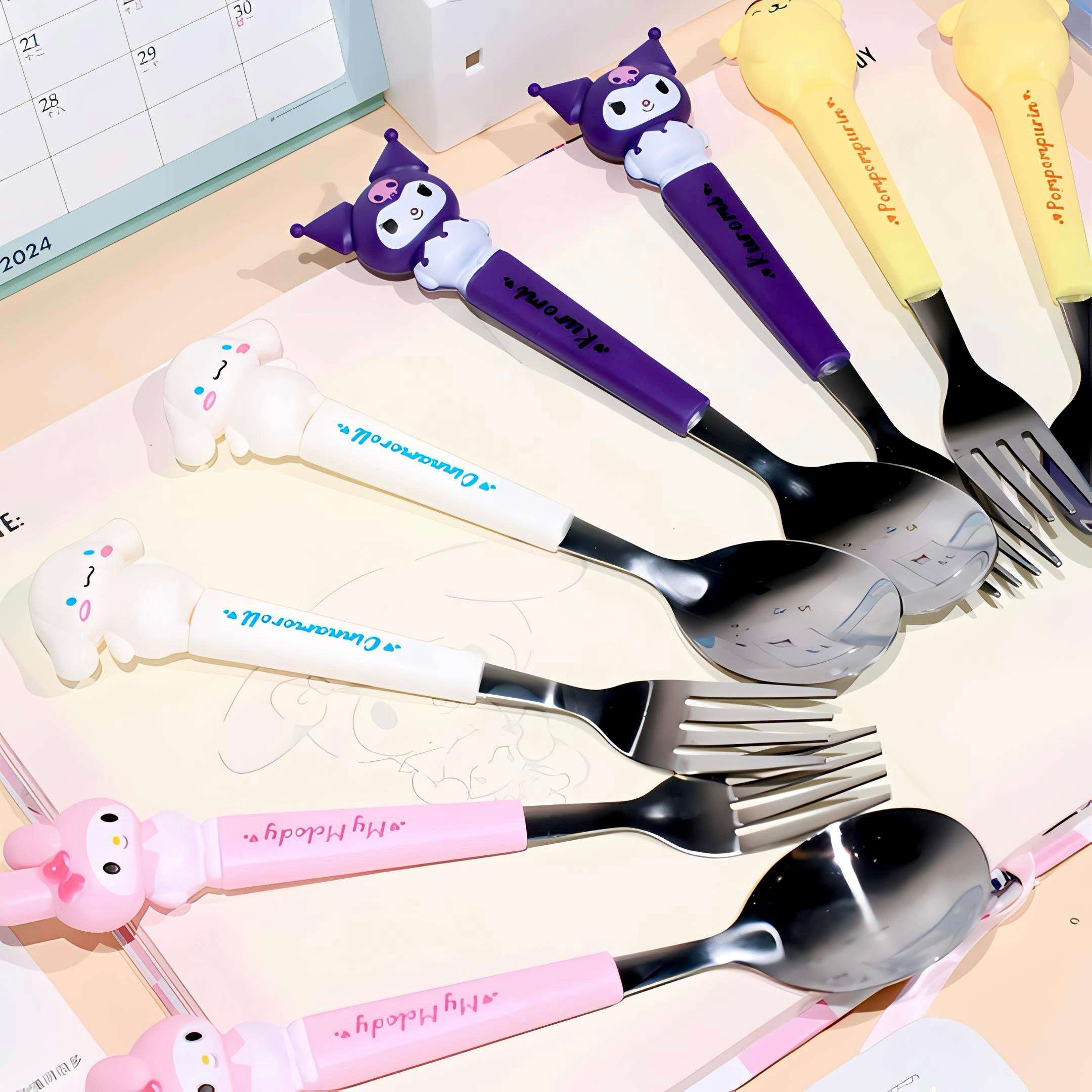 Sanrio Kids Spoon & Fork Set